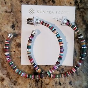 Kendra Scott "Reece" hoop earrings, brand new